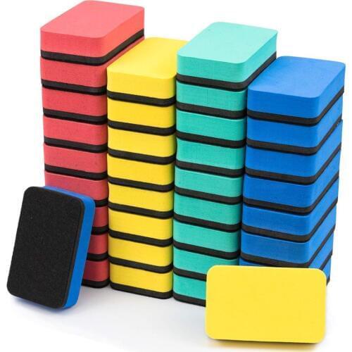 XRHYY 10 Pack Premium Magnetic Whiteboard Brush Dry Eraser Chalkboard Cleaner Board Wiper For Classroom Home Office Suppliers