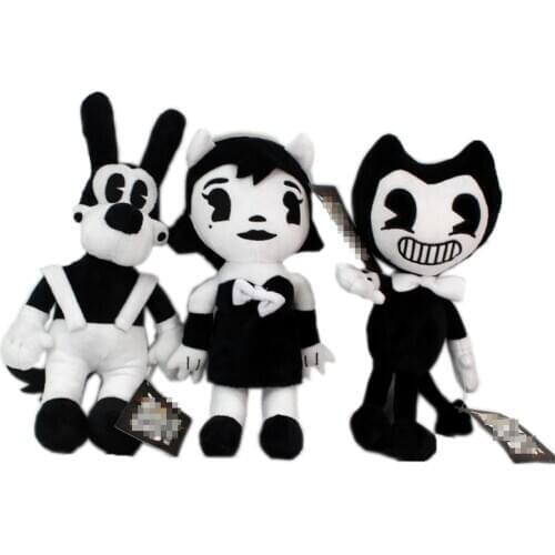 1pcs 30cm Bandy Plush Toys Game Horror Bandy & Boris & Alice Angel Plush Doll Soft Stuffed Toys for Children Kids Gifts
