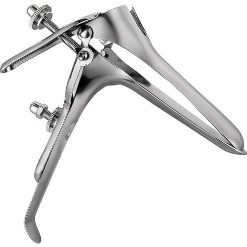 1PCs Stainless Steel Vagina Expansion Device Adult Genitals Anal Vaginal Dilator Colposcopy Speculum Medical Feminine Hygiene