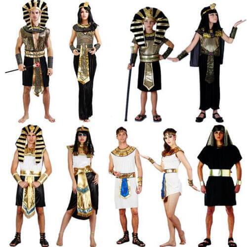 2016 Masquerade party Cleopatra Pharaoh Egypt Cospaly ancient Greek Dress Halloween Costume ancient Egyptian queen Greek goddess