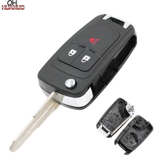 3/2+1 Buttons Replacement Key Shell case fob fit for CHEVROLET Spark Flip Remote Key Fob
