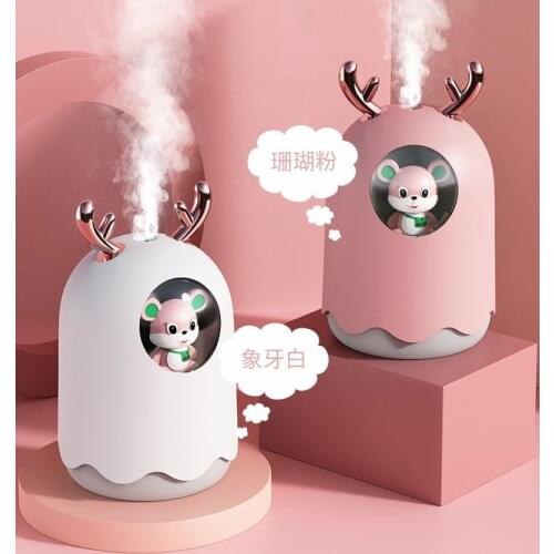 300ml Usb Mini Humidifier Desktop Mute Car Office Moisturizing Mute Nano Fine Mist Large Capacity Humidifier Car Interior