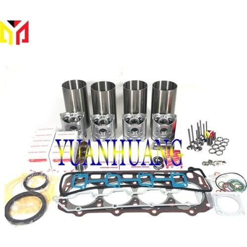 4TN78 Engine Rebuild Kit With Valve Overhual Repair Gasket Set For Yanmar Excavator Tractor Diesel Motor