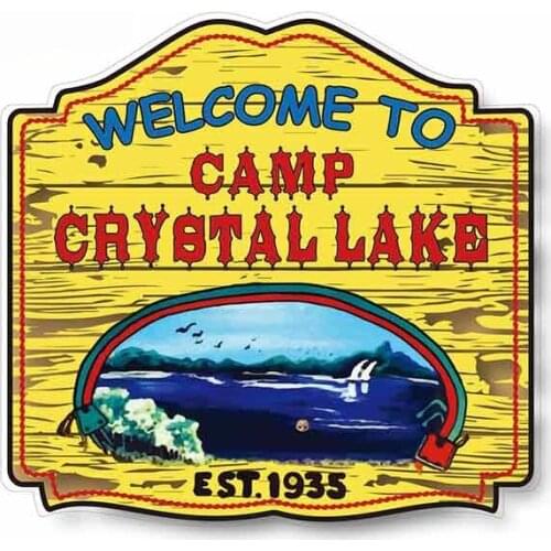 Boutique Colored Personalized Creativity Crystal Lake Vinyl Decal Sticker Car Truck Pinup Scratch-Proof Sticker KK 13* 12.5cm