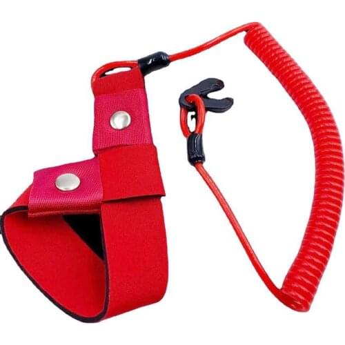 Red Engine Stop Switch Key Lanyard Safety Cord for Yamaha Outboard ATV Bike Wholesale
