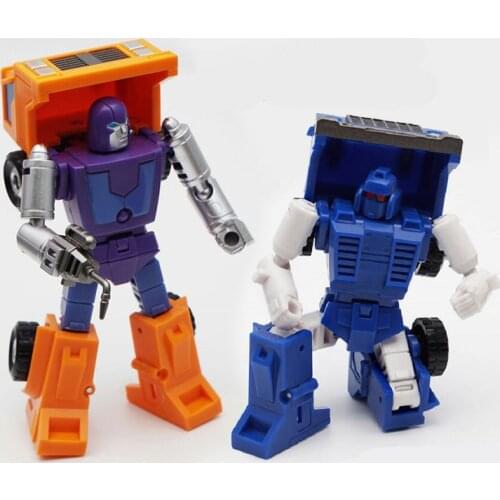 MFT Transformation MS02 MS-02 Huffer Engineer & MS03 MS-03 Pipes Powered-suit Mini Pocket War pioneer Action Figure Robot Toys