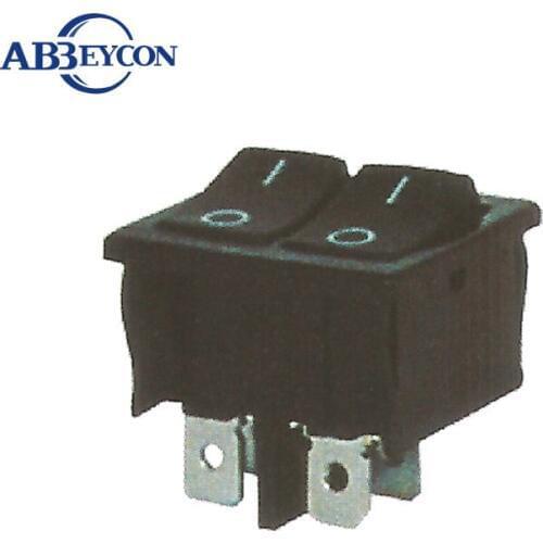 Momentary red and green button rocker switch series t125 t125 rocker switch KCD1-2101-6