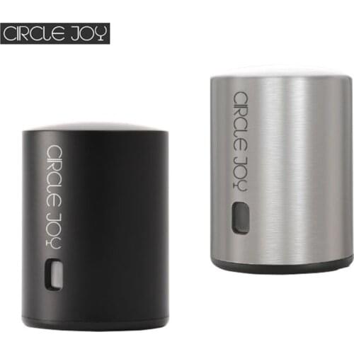 Original Circle Joy Red Wine Stopper Stainless Steel Vacuum Memory Wine Stopper Wine Corks Mini Plug Wine Stopper