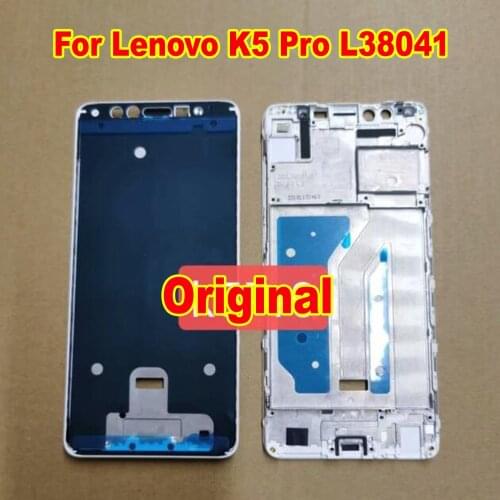Original Good Housing Door Front Bezel Middle Frame For Lenovo K5 Pro L38041 Chassis Replacement No LCD Screen
