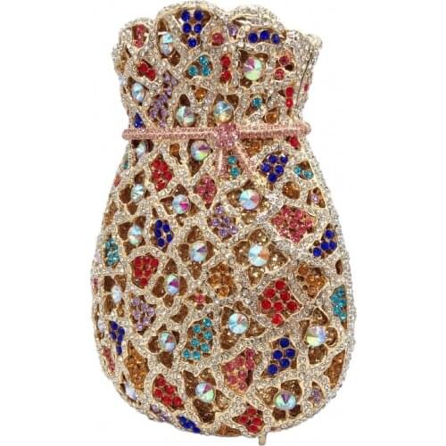 Full diamond Luxury evening bag Clutch Bag Women Diamante Wedding Purse Bags Crystal Evening bag for wedding/party/prom bags