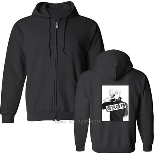 Tokyo Ghoul Artsy Neon Awesome Artwork Drawing Print Hoodie Mens Fleece Hoodies Sweatshirt Streetwear Hip Hop Hoody Coat