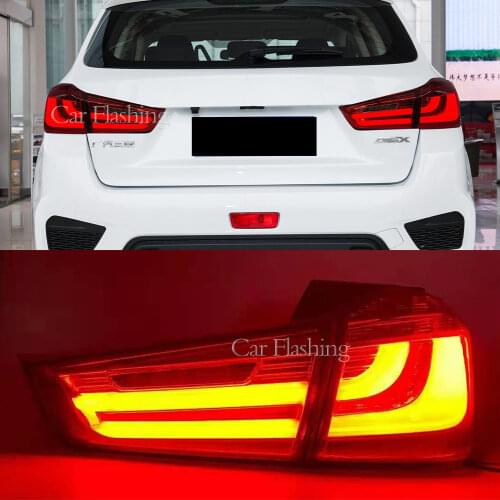 1Set Taillight Tail Light For Mitsubishi ASX 2011 2012 2013 2014 2015 2016 2017 2018 2019 LED Rear Lamp DRL Brake Signal Reverse