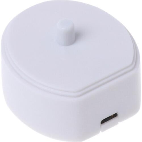 Electric Toothbrush Charger Charging Cradle USB Line Data Cable Portable Base for HX6730, HX6721, HX3216 White