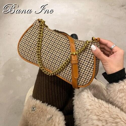 Women Shoulder Bag Vintage Small Armpit Bags For Women 2020 Crossbody Bags Luxury Handbag And Purse Female Winter Clutches