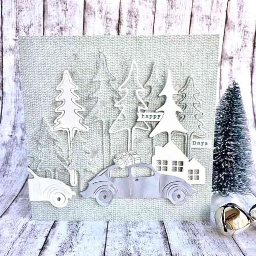 2020 Christmas Tree Metal Cutting Dies Stencils For DIY Scrapbooking Paper Card Craft Dies Embossing Die Cuts