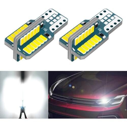 2x Canbus T10 W5W 168 194 LED Clearance Parking Lights For Hyundai solaris accent i30 ix35 i20 elantra santa fe tucson getz