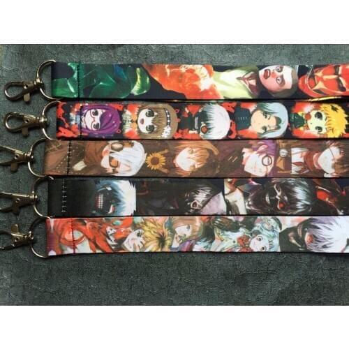 50Pcs cartoon popular anime Neck Straps Lanyards Mobile Phone,ID Card,Key L105