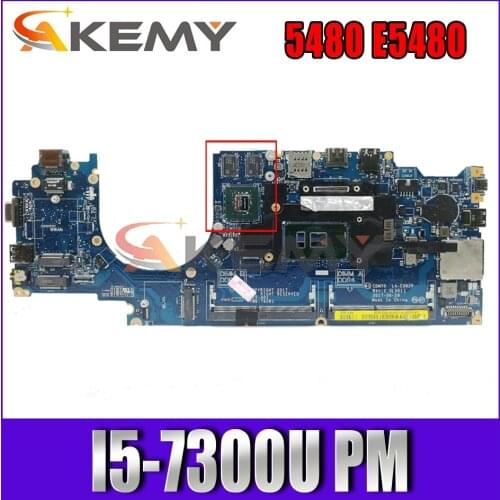 Brand NEW I5-7300U FOR DELL Latitude 5480 E5480 Laptop Motherboard CDM70 LA-E082P CN-04RD3M 4RD3M T60R1 Mainboard 100%tested