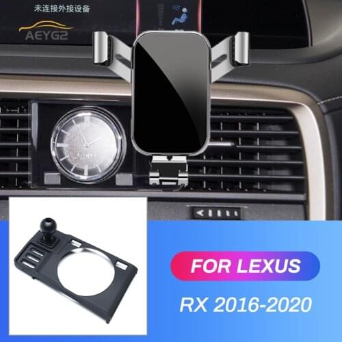 Car Mobile Phone Holder For Lexus RX300 RX450H 2016 2017 2018 2019 2020 Callphone Stand GPS Mount Cradle Clip Navigation Bracket