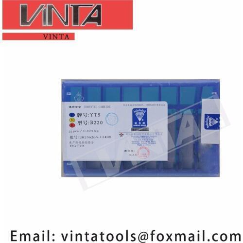 Free shipping high quality 20pcs/lots B220 YG6/ YG8/ YW1/ YW2/ YT5/ YT14/ YT15 cnc carbide welding inserts