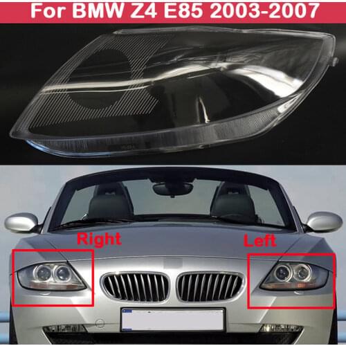 Auto Head Light Case For BMW Z4 E85 2003-2007 Car Front Headlight Cover Glass Lens Caps Headlamp Transparent Lampshade Shell