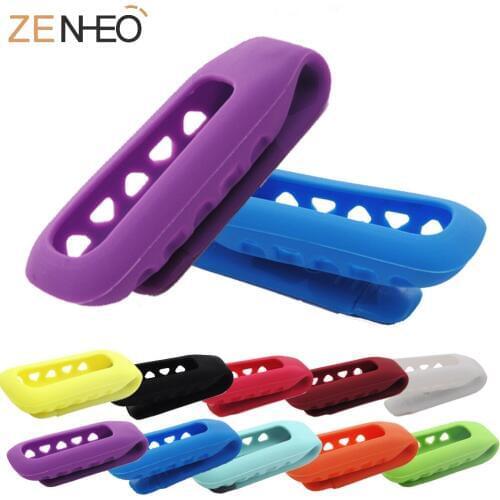 For Fitbit One Colorful Silicone Rubber Holder Replacement Cover Clip Case Belt Holder Individual Protective Cover Accessories