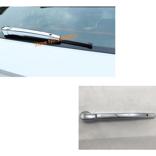 For Volkswagen VW T-ROC TROC 2017 2018 2019 2020 Car Styling ABS Chrome Rear Back Glass Wiper Nozzle Frame Trim Tail Window 2pcs