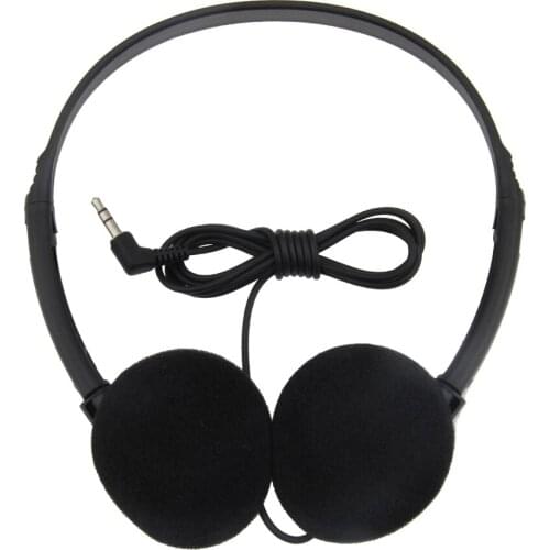 Flexibility Disposable Headsets Bulk Quantity Earphone Headphones Suited for Plant Tours, Museums, Schools, Labs 50pcs/lot