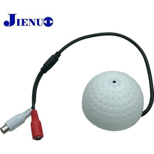 JIENU Surveillance Mini Microphone Audio Pick Up Device for Home Security System for IP Camera Sound Pick Sound Monitor Kits