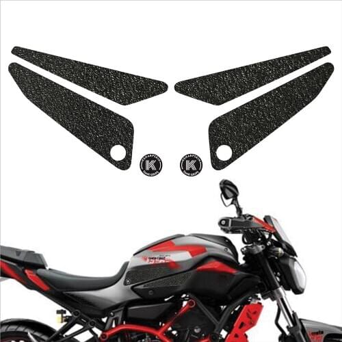 Motorcycle Emblem Fuel Tank Traction Side Pad Knee Grip Decal Protective Stickers For YAMAHA 15-17 FZ-07 15-17 MT-07 MOTO CAGE