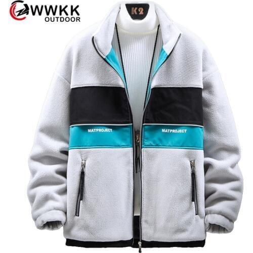 Men Winter Hiking Thick Fleece Jackets Outdoor Windproof Warm Camping Trekking Wear Resistant Male Fishing Hunting Sports Jacket