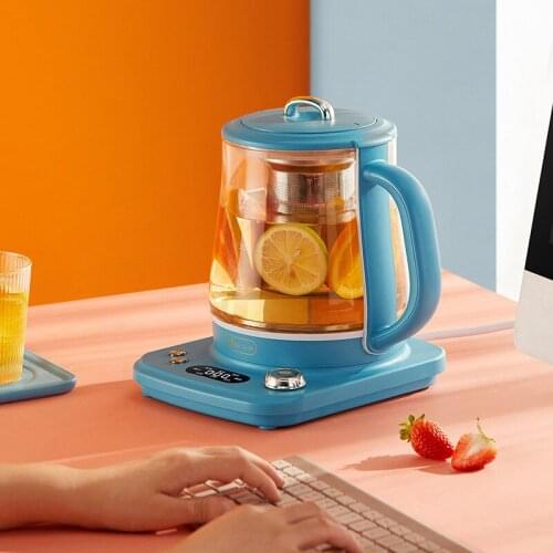 Raw Pot Tea Maker 1.5 Liters Glass Office Insulation Electric Kettle Imported Thermostat