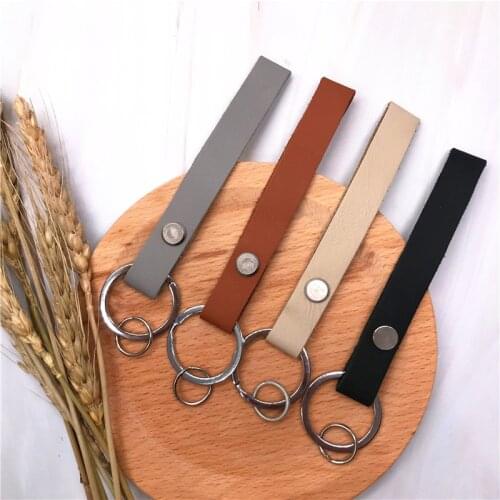Genuine Leather Lanyard Strap For Mp3 4 USB Flash Drive key Keychain ID Badge Holder Mobile Phone Lanyard pendant Gift