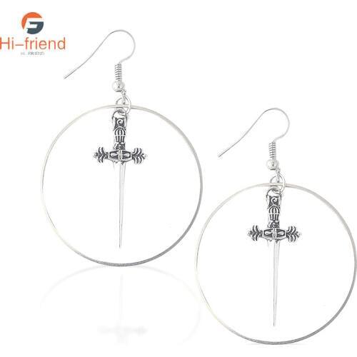 Game Dark Souls III Earrings Blade of the Darkmoon Rope Dark Souls 3 - Covenant Dark Souls Earrings Sword Jewelry Gift