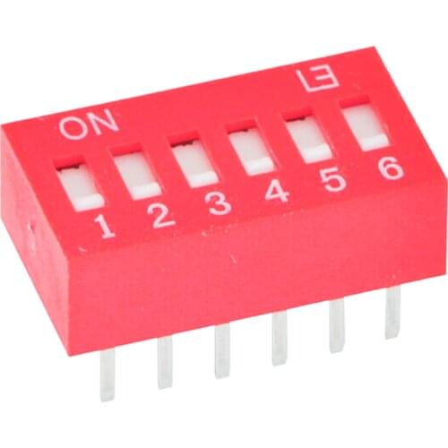 ELEWIND Recessed type of DIP SWITCH(DSR-06R)