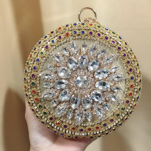 Women Crystal diamond Evening Bags Party Cocktail Formal Dinner evening bagLadies Diamond Clutch Purse Wedding Handbags clutch