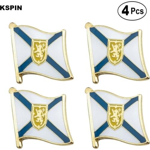 NOVA SCOTIA Flag Pin Lapel Pin Badge Brooch Icons 4pcs