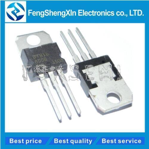 100pcs/lot BTB16-800B BTB16 TO-220 TRIACS