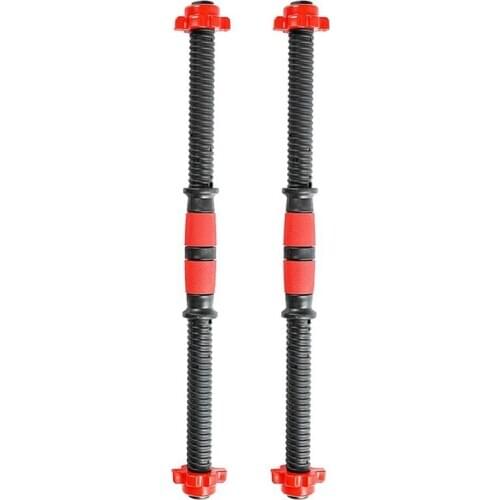 2Pcs 40cm Universal Dumbbell Bars Set Gym Barbells Strength Training Workout Dumbbell Accessories Fitness Equipment