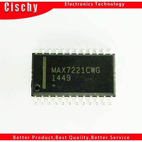 5pcs/lot MAX7221CWG MAX7221 7221CWG SOP-24 In Stock