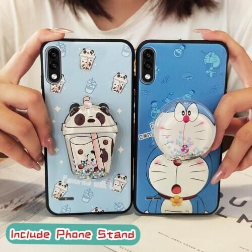 Glisten Silicone Phone Case For LG K22 For Woman Soft Case foothold Back Cover Dirt-resistant