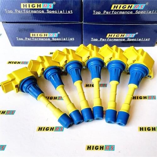 Ignition Coil Pack for Nissan 350Z Altima Maxima Murano Pathfinder 3.5L Quest Xterra V6 4.0L 22448-JA10C 22448-JA11C set of 6pcs