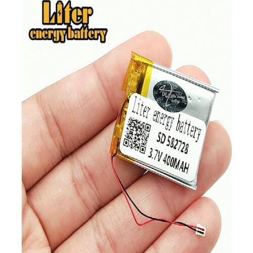582728 3.7V 400mAh Rechargeable li-Polymer Li-ion Battery For Q50 G700S K92 G36 Y3 Childrens smart watch mp3 Bluetooth Headset