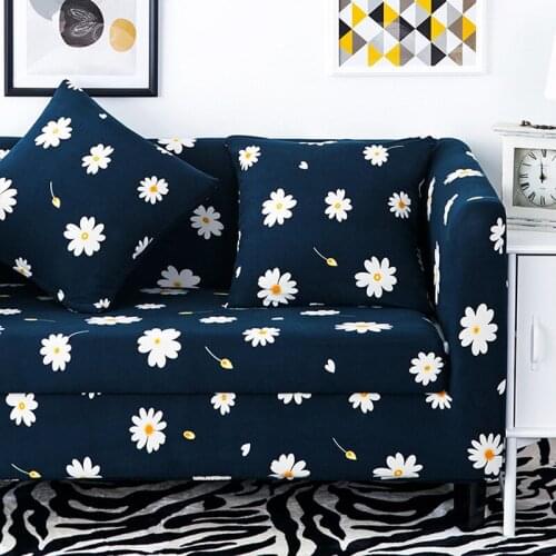 Microfine Sofa Covers for Living Room Small Floral Kids Couch Three-seat Sofa Modern Printed Couch Cover Set Antifouling