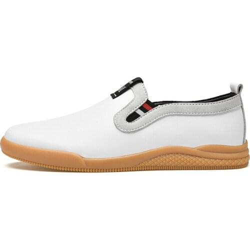 Mens and womens casual shoes fashion shoes leather casual shoe covers feet British flat shoes breathable perforated