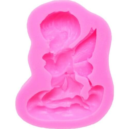 New Praying Angel Mold Handmade DIY Soap Silicone Mold Chocolate Silicone Mold Cake Decorating Tools Wedding Decors Soap