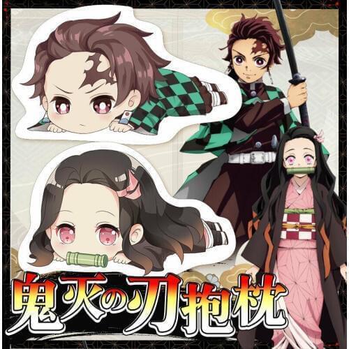 Anime Demon Slayer: Kimetsu no Yaiba Kamado Nezuko Plush Doll Pillow Toy Gifts