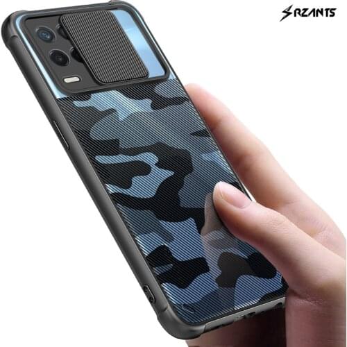 Funda For Realme 8 Pro Case Camouflage Lens Shockproof Crystal Clear Slide Camera Protection Cover For Realme 8 5G чехол Rzants