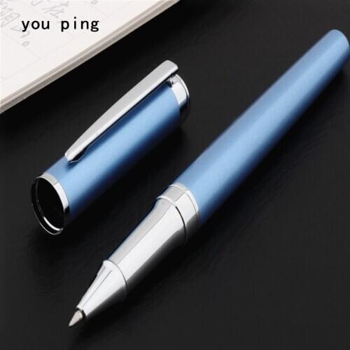 High quality 007 Blue Business office Medium Nib Rollerball Pen New School student office stationery