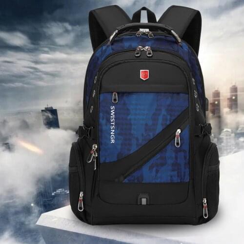 Brand New USB Charging Men 17inch Laptop Backpacks for Teenager Fashion Male Mochila Leisure Oxford Travel Backpack anti thief